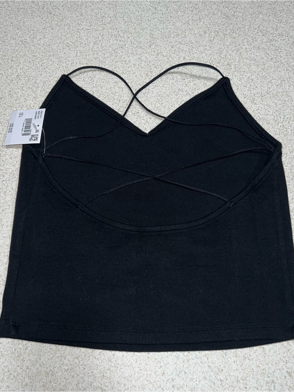AE Black Strappy Tank - Picture 3 of 4